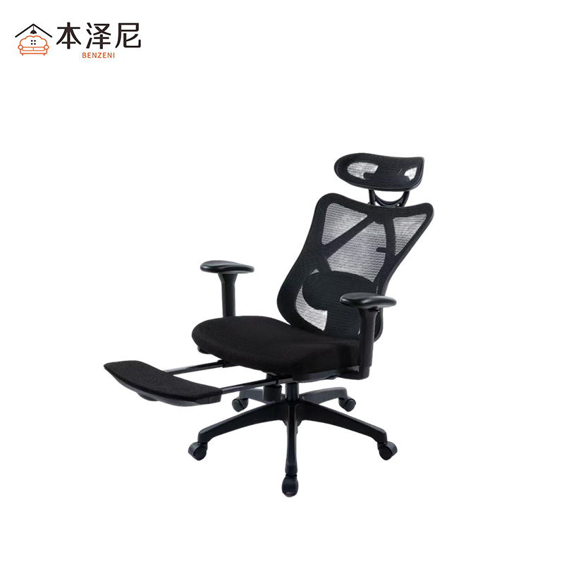 本泽尼 办公转椅午休网椅 HTZ-ZW602 把高清大图