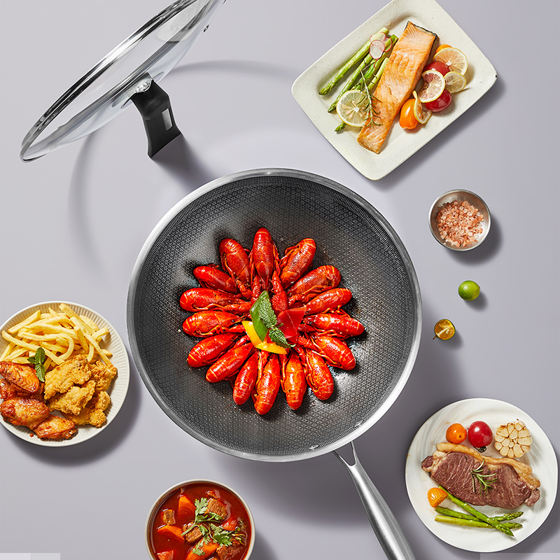 炊大皇(COOKER KING) 星耀多层钢炒锅CG32XYD高清大图