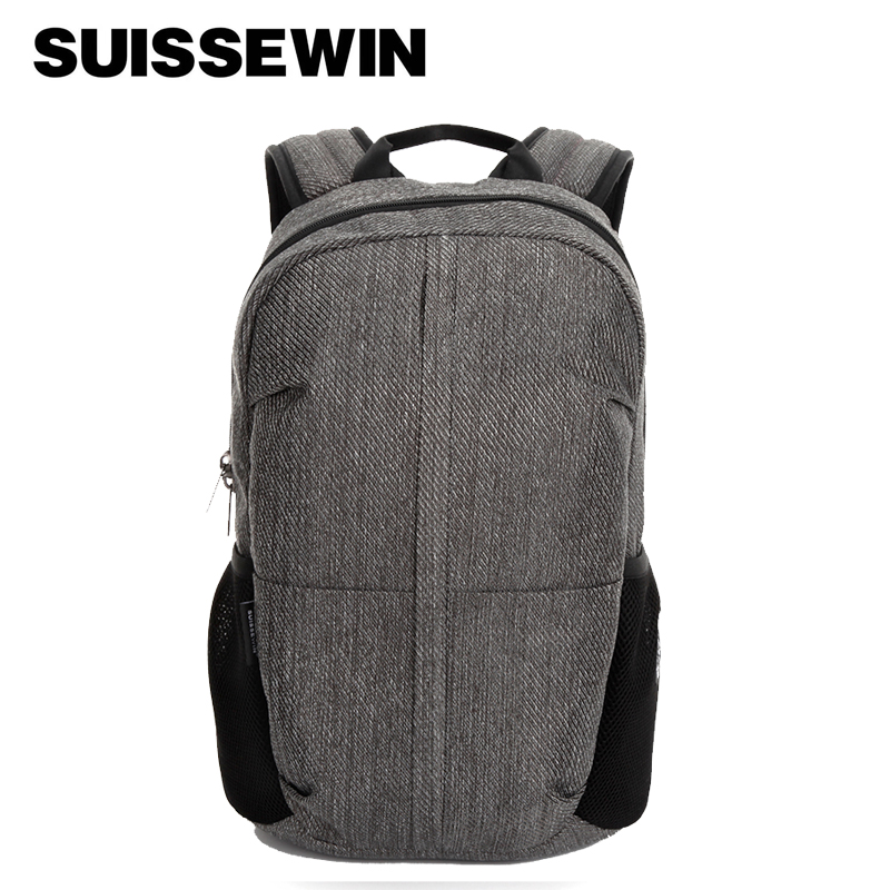 SUISSEWIN瑞士军刀时尚轻便商务上班休闲潮流双肩包高清大图