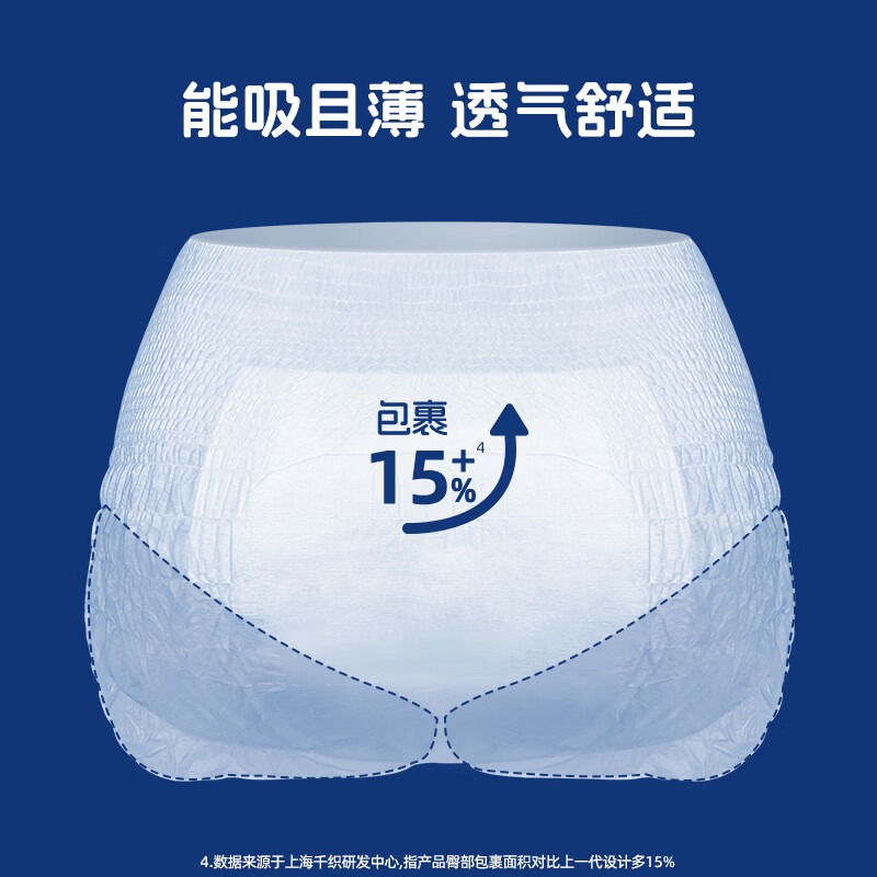 她研社 深藏blue安睡裤 XL码*3条高清大图