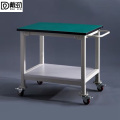 戴劲防静电小推车双层可移动推车 防静电带轮子操作台60*60*75cm尺寸