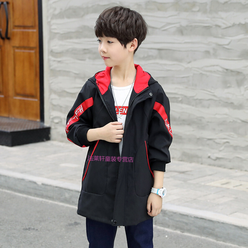迪鲁奥diluao官方同314岁小孩子穿的儿童装男童外套长款2021新款春秋