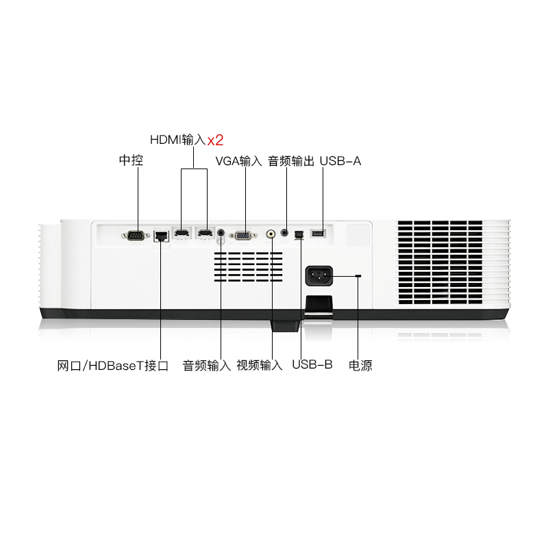 [套餐]索尼(SONY)VPL-P500HZ[上门安装]激光工程投影高亮商务投影机家用高清投影仪5000流明WUXGA