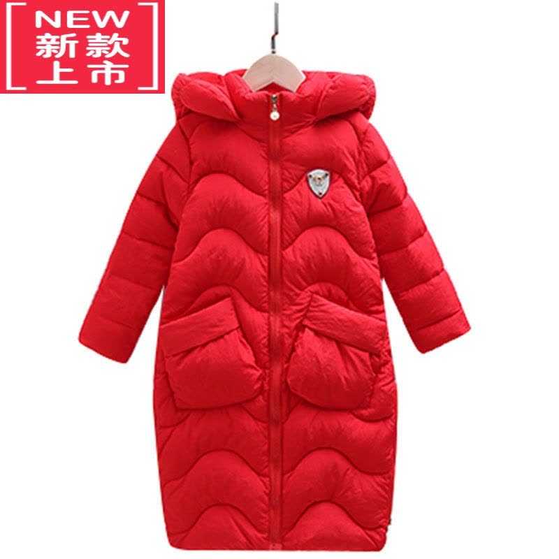 可莉允女童棉衣冬装羽绒棉服女大童2022新款洋气长款过膝加厚外穿棉袄潮图片