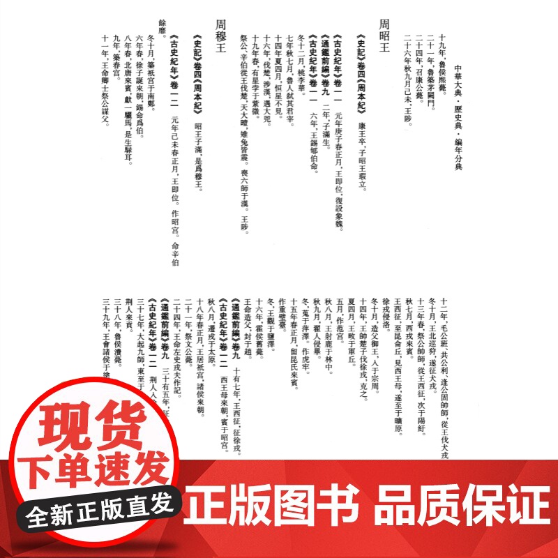 中华大典历史典编年分典先秦总部秦汉总部 上海古籍出版社史学理论高清大图