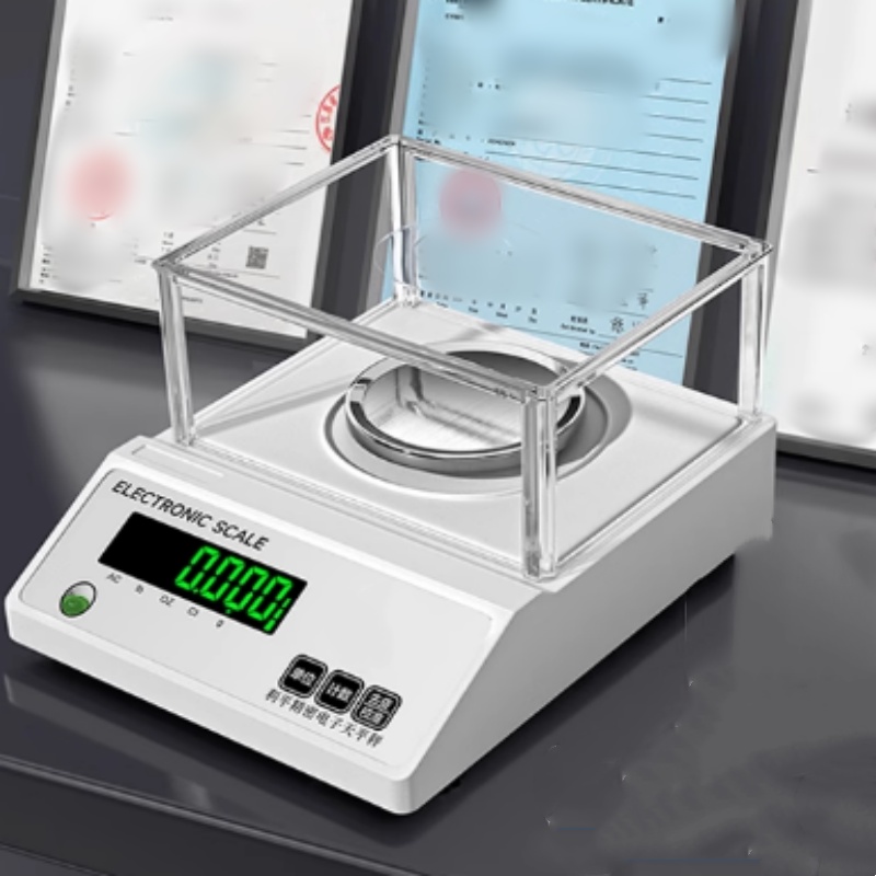克重称克电子秤 0.01克精度,3000克+砝码/防风罩 维保1年 货期2周高清大图