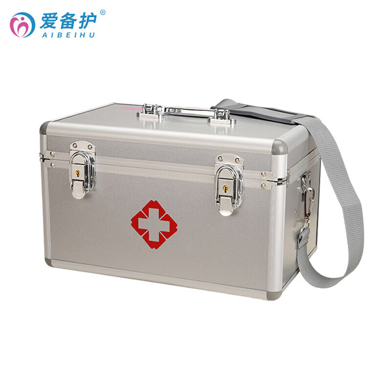 爱备护 14寸铝合金急救箱 ABH-S002(空箱)高清大图
