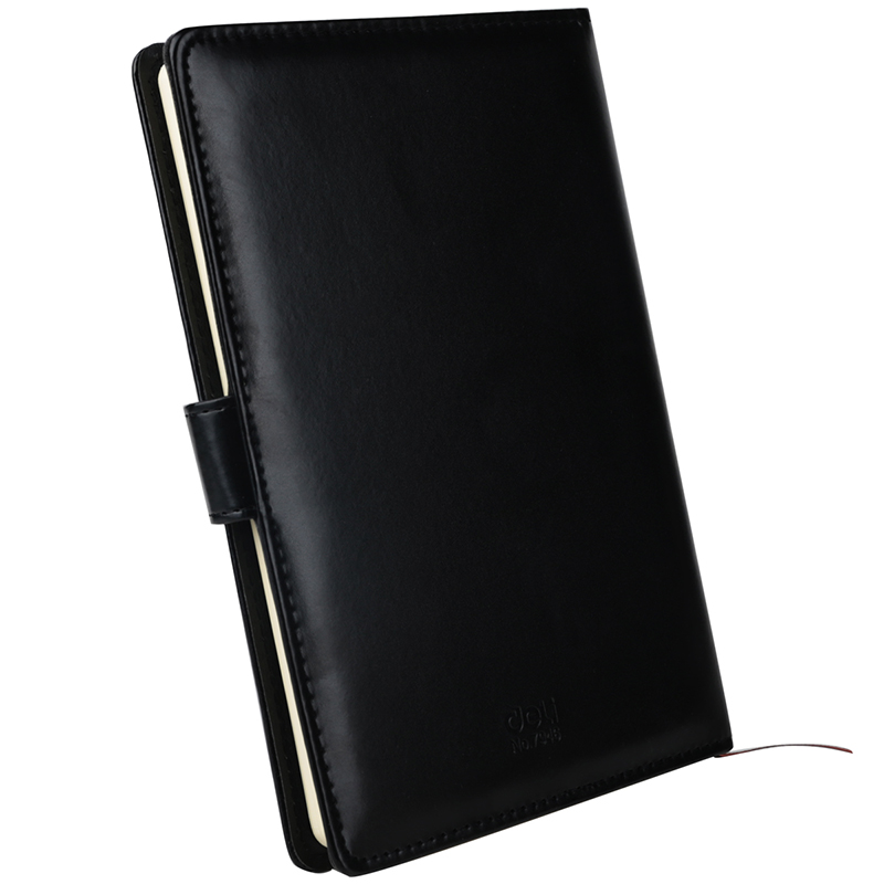 得力7946皮面笔记本(黑色)-120张-25K高清大图