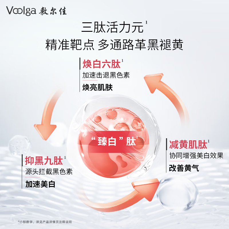 敷尔佳 亮肤臻白补水美白去黄气暗沉淡斑提亮 26g*5片高清大图