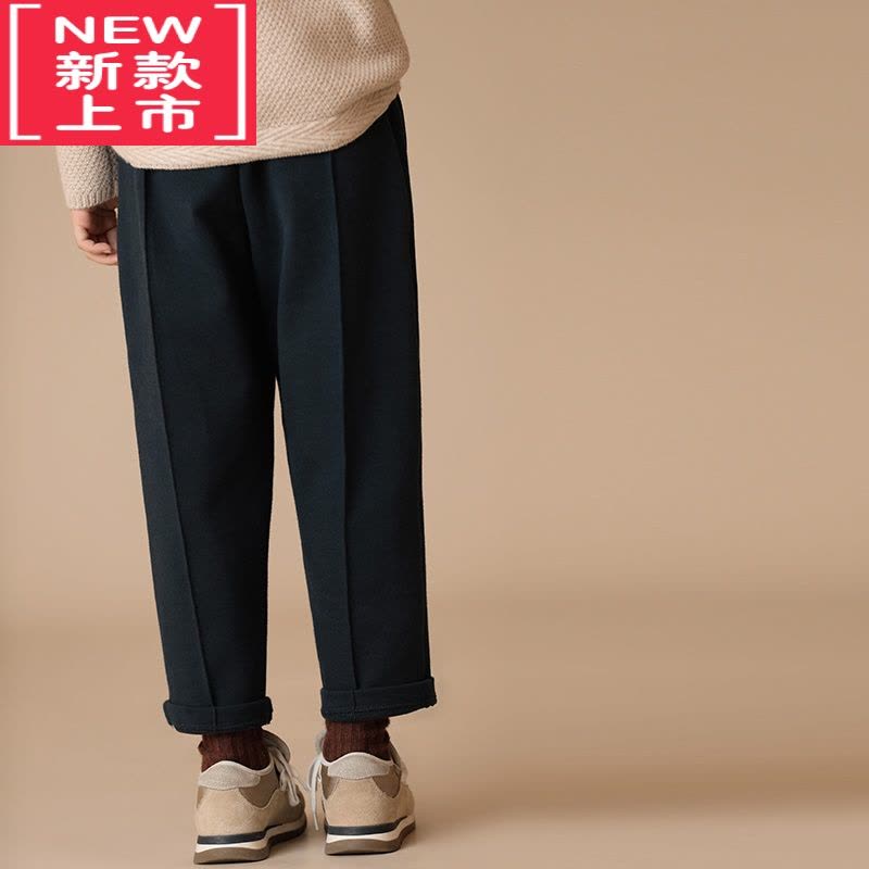 可莉允童装冬季新品男女儿童亲子气质保暖休闲百搭宽松烟管裤保暖裤图片