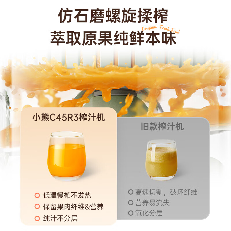 小熊(Bear)便携式榨汁机家用水果小型充电迷你榨汁杯高清大图