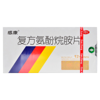 感康 复方氨酚烷胺片12片/盒 咽喉痛发热头痛鼻塞