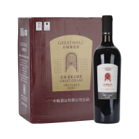 长城(GreatWall)碣石山产华夏大酒窖高级精选赤霞珠红酒 中粮出品干红葡萄酒 750ml*6瓶整箱装
