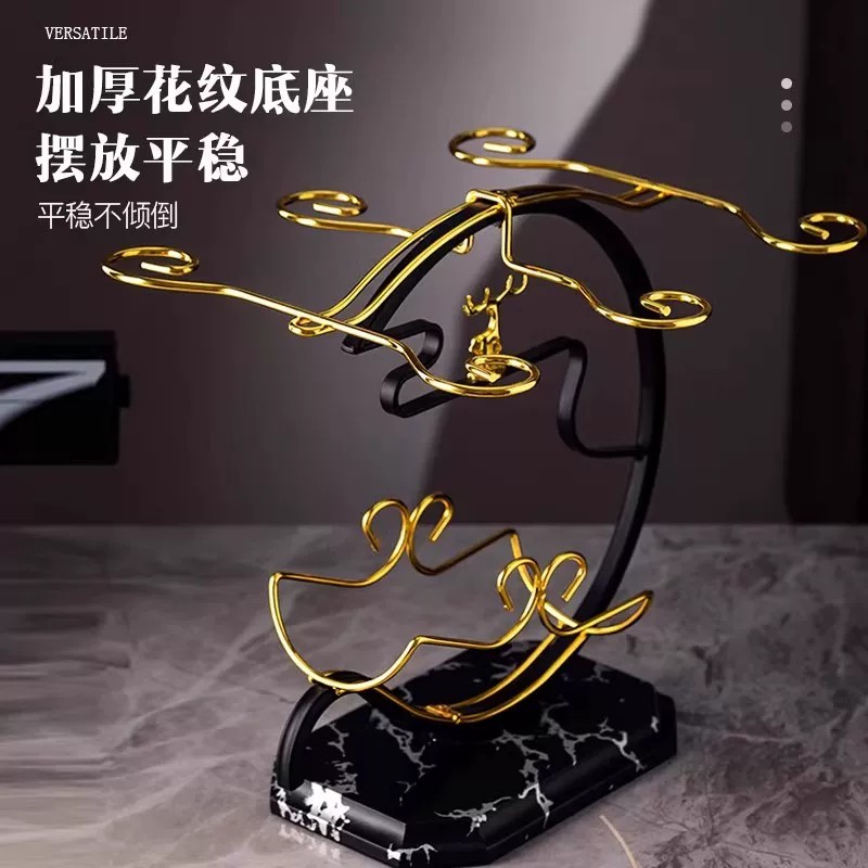 苏宁红酒杯架子倒挂斜放架托置物架家用新款高脚杯架子放置架2112高清大图