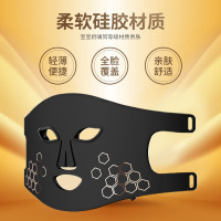 新款硅胶光疗面膜仪 家用LED光子嫩肤美容面罩红外彩光电子光谱美容仪