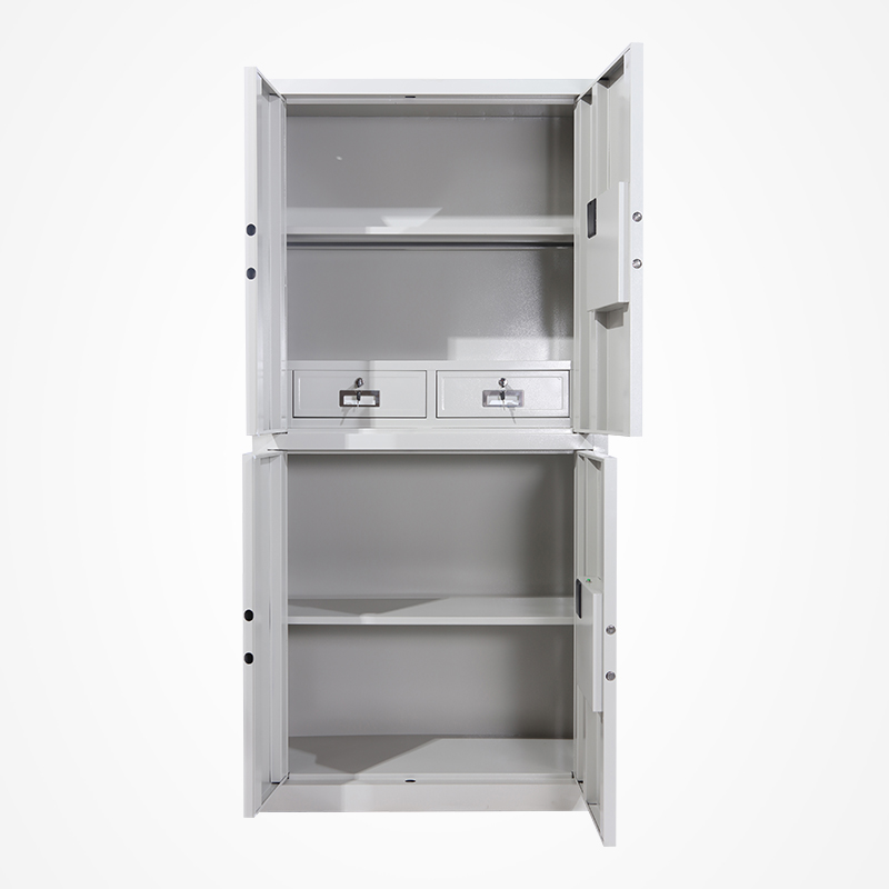 万尊 电子保密柜文件柜档案柜保险柜双保险密码柜电子锁通体双节柜高清大图