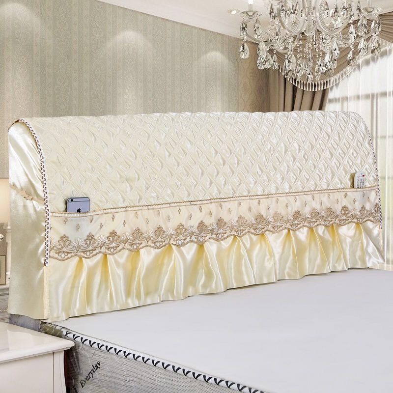 欧式实木床头床头套罩床头套保护套软包全包床头夹棉加厚全包床头罩