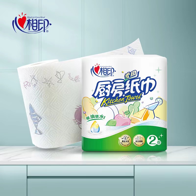 心相印厨房卷纸2卷高清大图