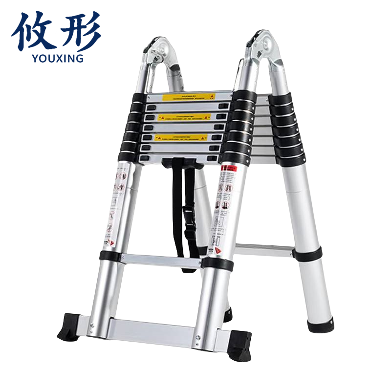 攸形 多功能梯子 升降竹节梯2.5+2.5m个