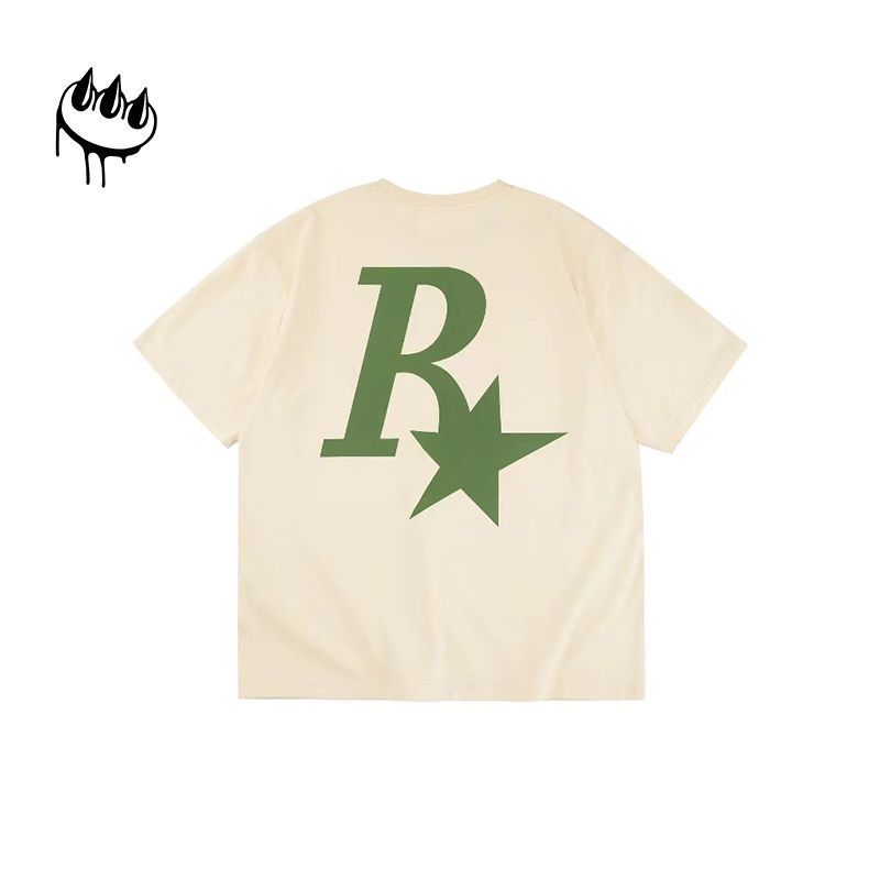 CLAW MONEY美式t恤男复古重磅短袖设计感小众夏季穿搭衣服ins潮牌