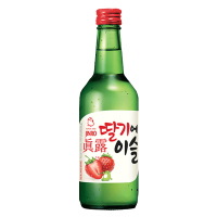 韩国进口真露草莓味烧酒13度360ml果味烧酒清酒利口酒预调鸡尾酒