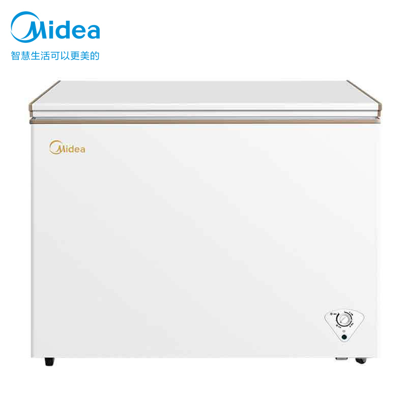美的(Midea)300升 卧式冷柜 大容量家用商用冰柜 一级能效冷藏冷冻转换柜 大型 BD/BC-300KMD(E)