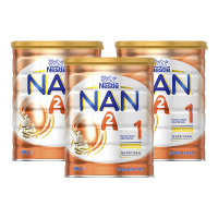 澳洲发/3罐装-雀巢(Nestle)能恩NAN A2婴幼儿奶粉1段800g/罐A2蛋白进口婴幼儿一段奶粉效期到22.11