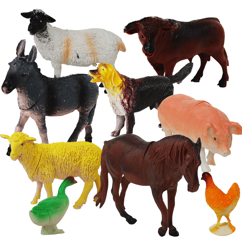 儿童恐龙玩具仿真模型野生动物世界海洋动物霸王龙男孩套装牧场动物