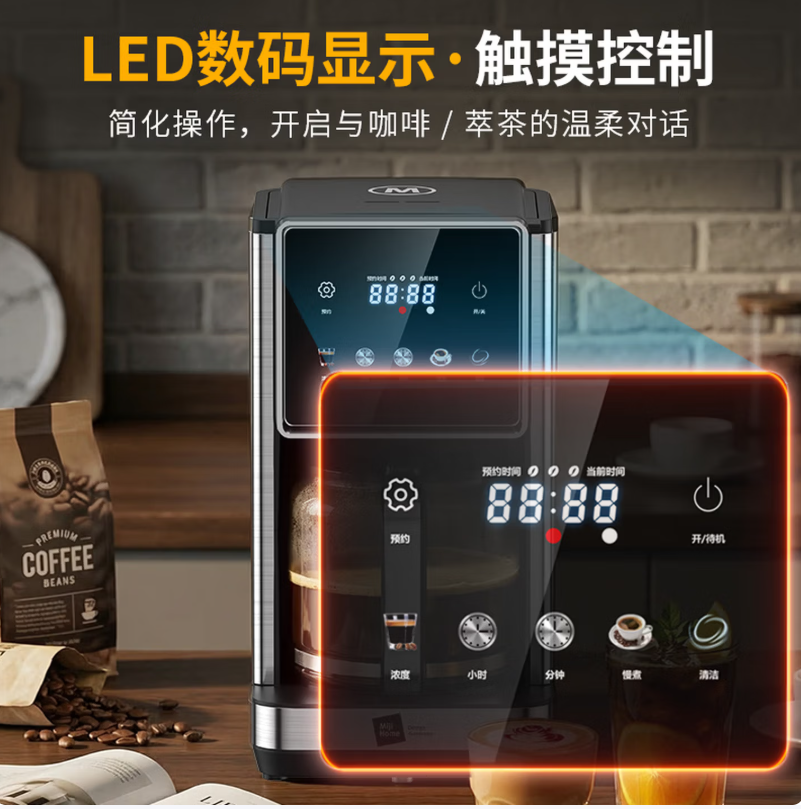 米技生活 美式咖啡机 AC M-L1519高清大图