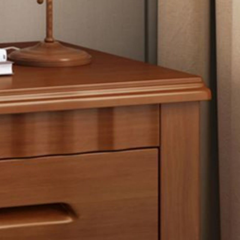 演发床头柜胡桃高清大图