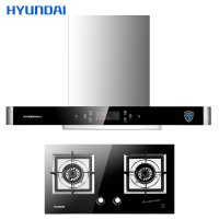 韩国现代(HYUNDAI)烟灶套餐980DS+721 智能体感操控欧式油烟机燃气灶套装 天然气