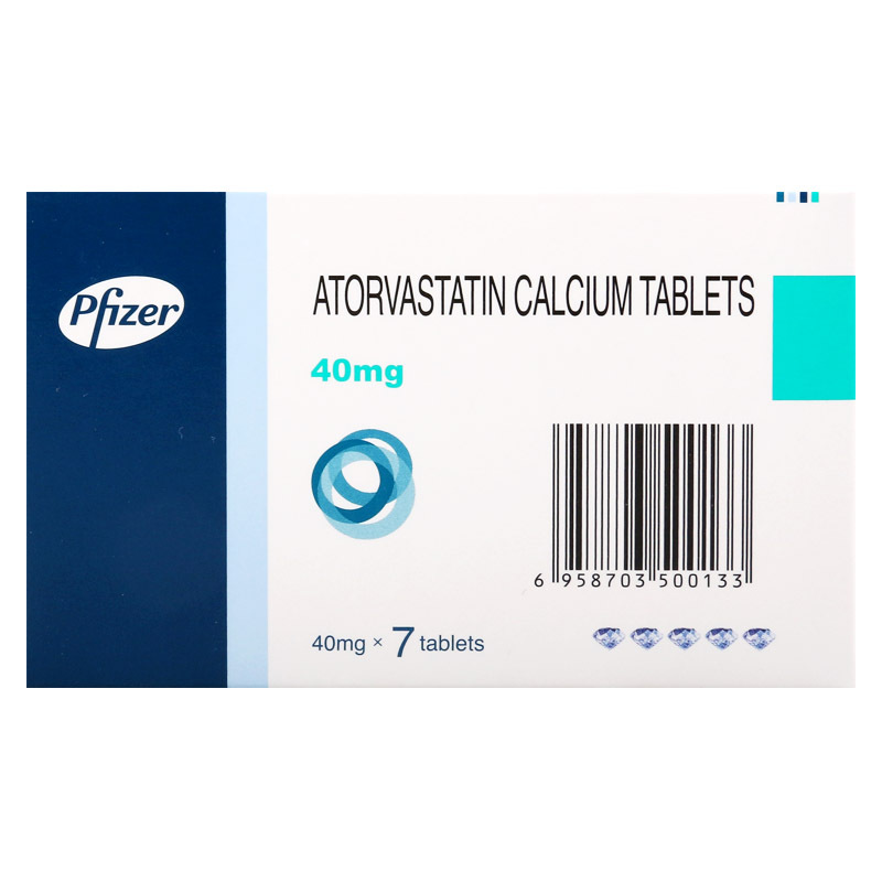立普妥 阿托伐他汀钙片 40mg*7片/盒