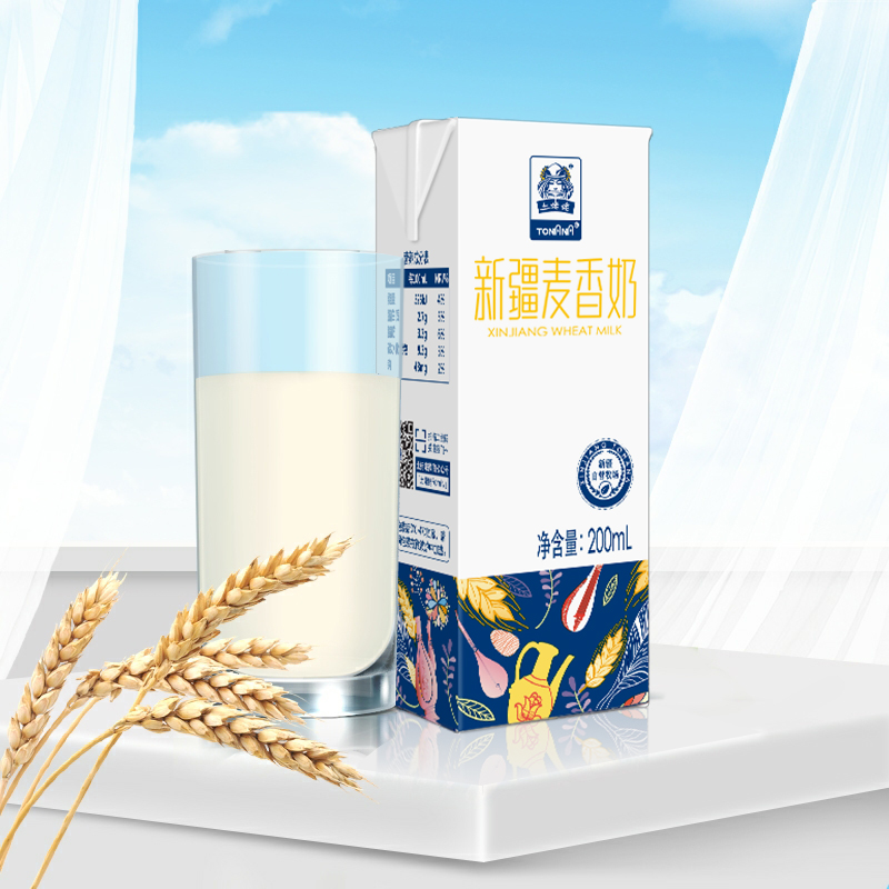 土姥姥 - 新疆麦香奶 200ML*10盒高清大图