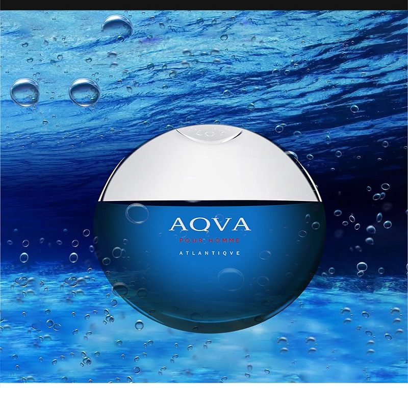 宝格丽aqva水能量碧蓝深蓝活力海洋滨蓝海蓝男士淡香水专柜正品 50ML