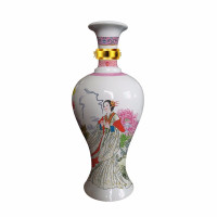 杜康酒 杜康珍藏四大美女酒52度浓香型白酒500ml*4瓶整箱