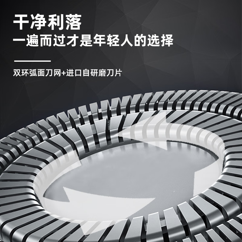 法格(FAGOR)飞碟剃须刀 普通装/FG-P001G 古典灰高清大图