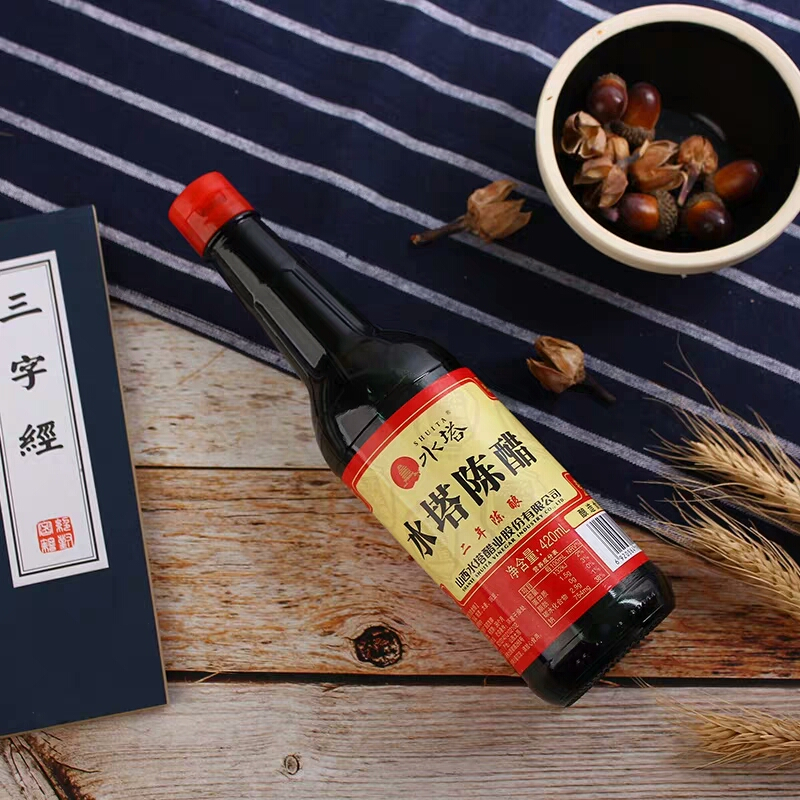 水塔红盖陈醋420ml/瓶凉拌饺子醋特产 调味品料