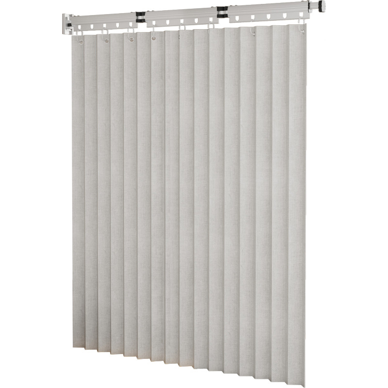 易旅浴帘免打孔防水隔断帘卫生间淋浴折叠伸缩布帘子干湿分离 浴帘套装[灰色三折浴帘杆+灰色浴帘120*200]高清大图