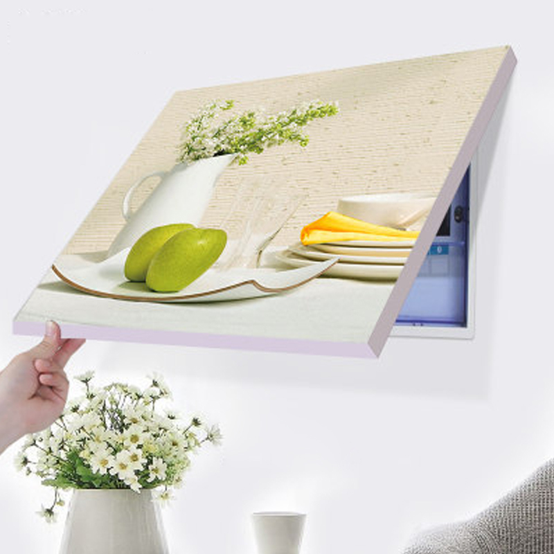 箱挂画掀盖式欧式客厅餐厅玄关电源总开关电闸箱盖板装饰盒j款7050cm