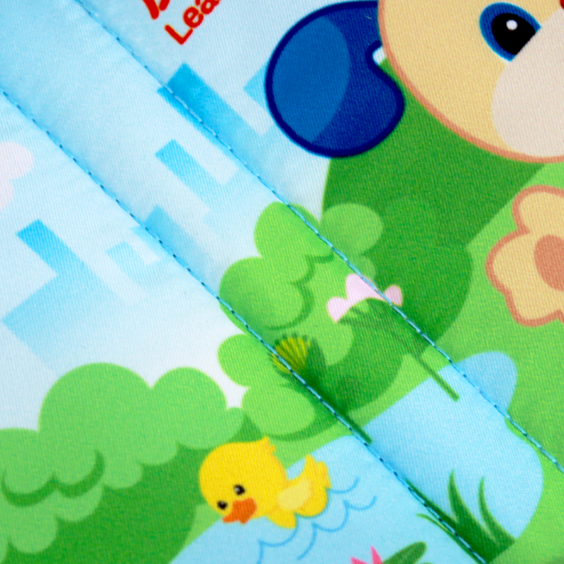 费雪(Fisher-Price) 婴儿布书早教书 宝宝布书 皮皮的春夏秋冬 带响纸 儿童布书 F0817高清大图