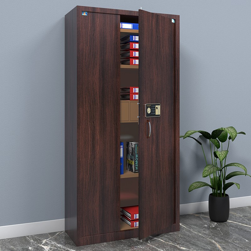 虎牌tiger电子保密柜大型指纹密码锁钢制保险柜办公用通体文件柜