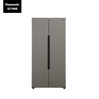 松下(Panasonic)NR-NB57WPA-T 对开门 570升大容量银离子除菌app智控顶置压缩机冰箱 格调灰