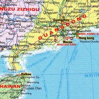 2018新版 中国地图 MAP OF CHINA中国行政地图 折叠图 全英文版 新版 正版地图 中国地图出版社 详细