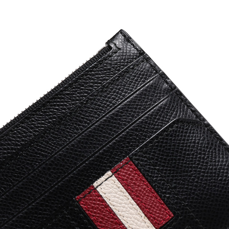 巴利bally奢侈品男士粒面牛皮卡包卡夹零钱包trocklt