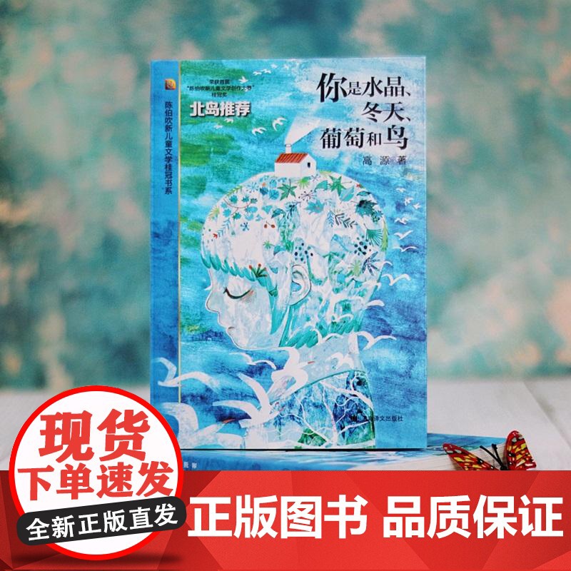 你是水晶冬天葡萄和鸟 陈伯吹新儿童文学桂冠书系高源著上海译文出版社赞颂生命诗集 会跳舞的狼/飞上云端的足球/神手小锔匠高清大图