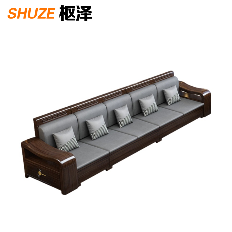 枢泽 沙发 储物沙发 五人位 张高清大图