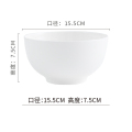 铁斯特 骨瓷餐具 奥碗 饭碗 TST-G006（6寸）