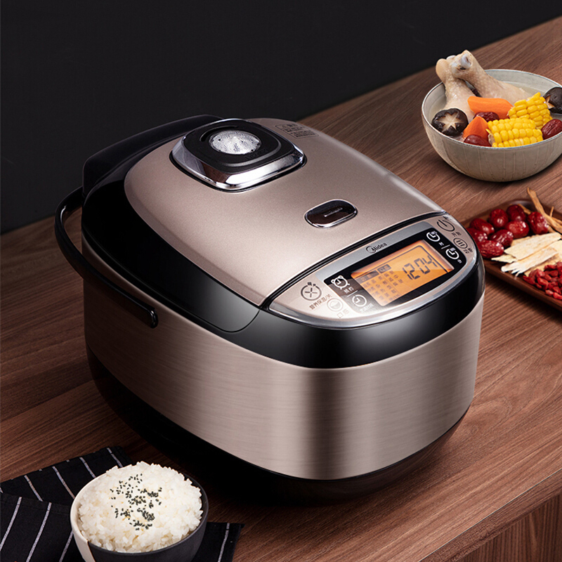 美的（Midea）电饭煲 IH电磁加热 精铁内胆香甜柴火饭 智能可预约 4L大容量 WFZ4099
