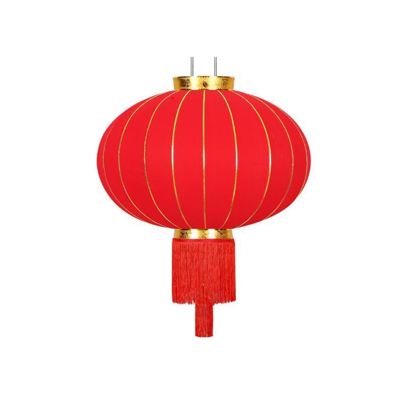 新年大红灯笼 撑开直径60cm高度 50cm