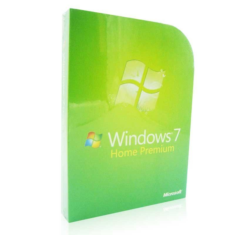 微软原装正版win7操作系统盘 windows 7 英文高级家庭版 彩包 FPP